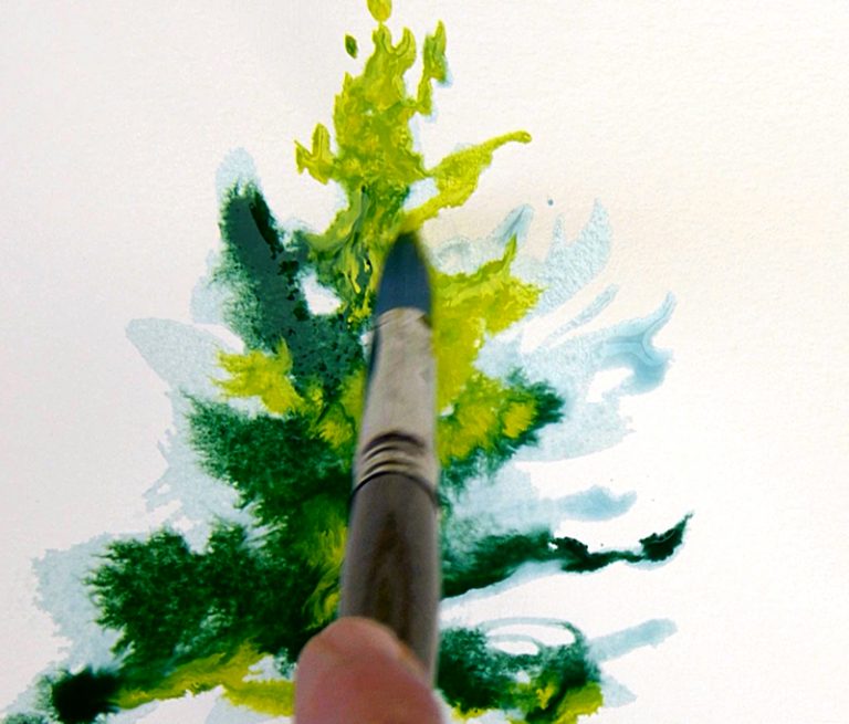 In 3 stappen een aquarel kerstkaart (VIDEO)